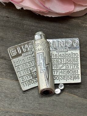 Vintage Bingo Brooch
